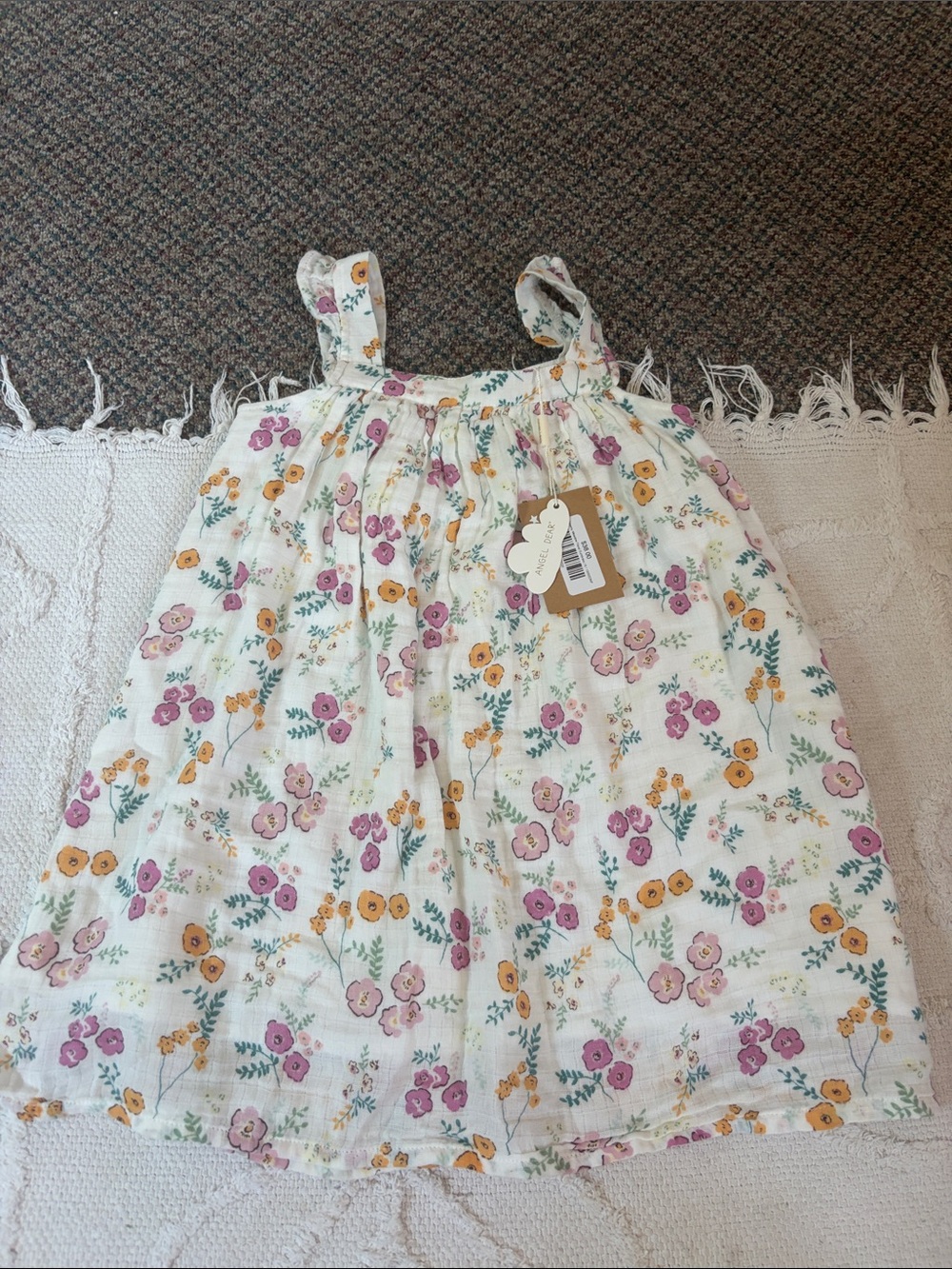 NWT Angel Dear  Girls Dreamy Meadow Floral dress size 6